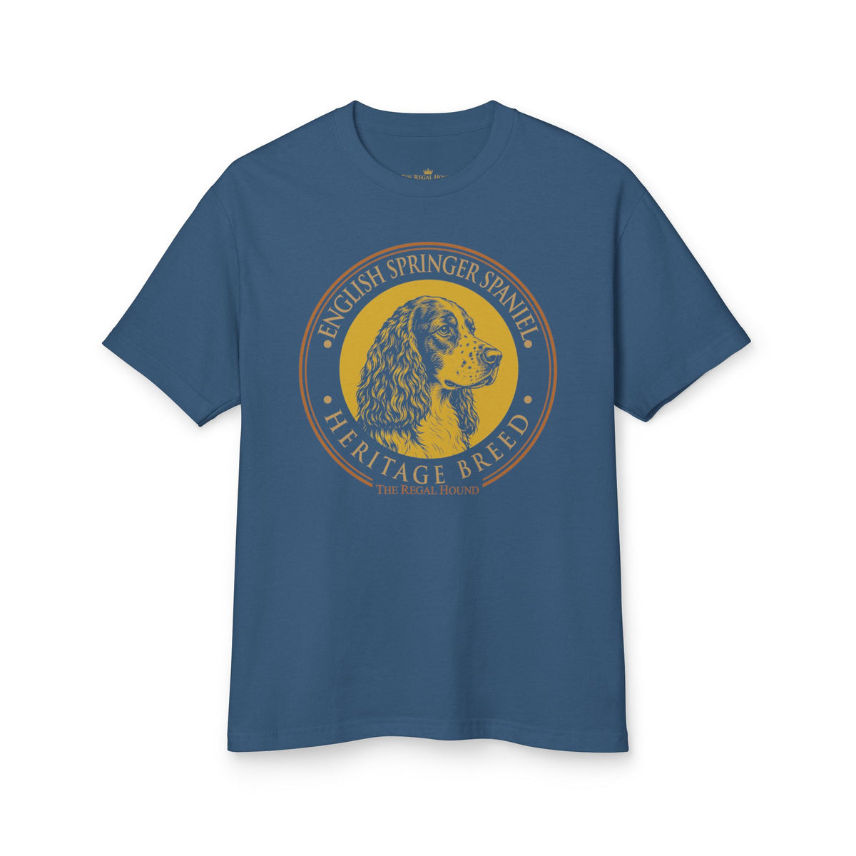 English Springer Spaniel T-shirt - Heritage Badge Garment-Dyed
