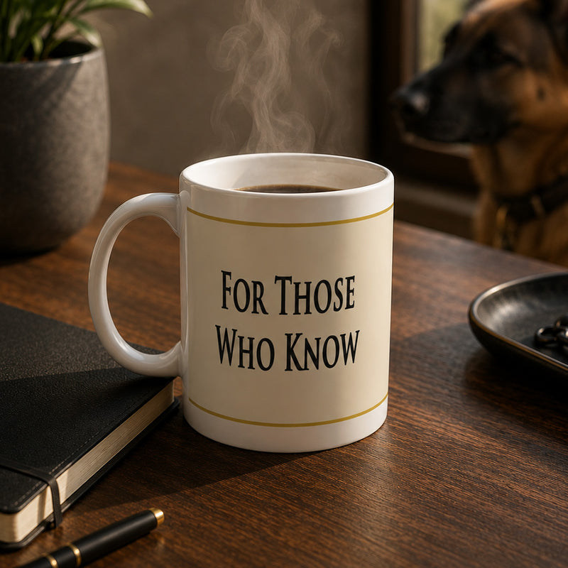 For Those Who Know Mug — Founder Edition