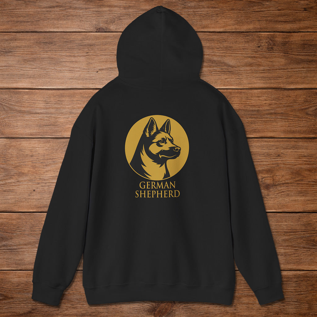 German Shepherd Hoodie — Heritage Medallion