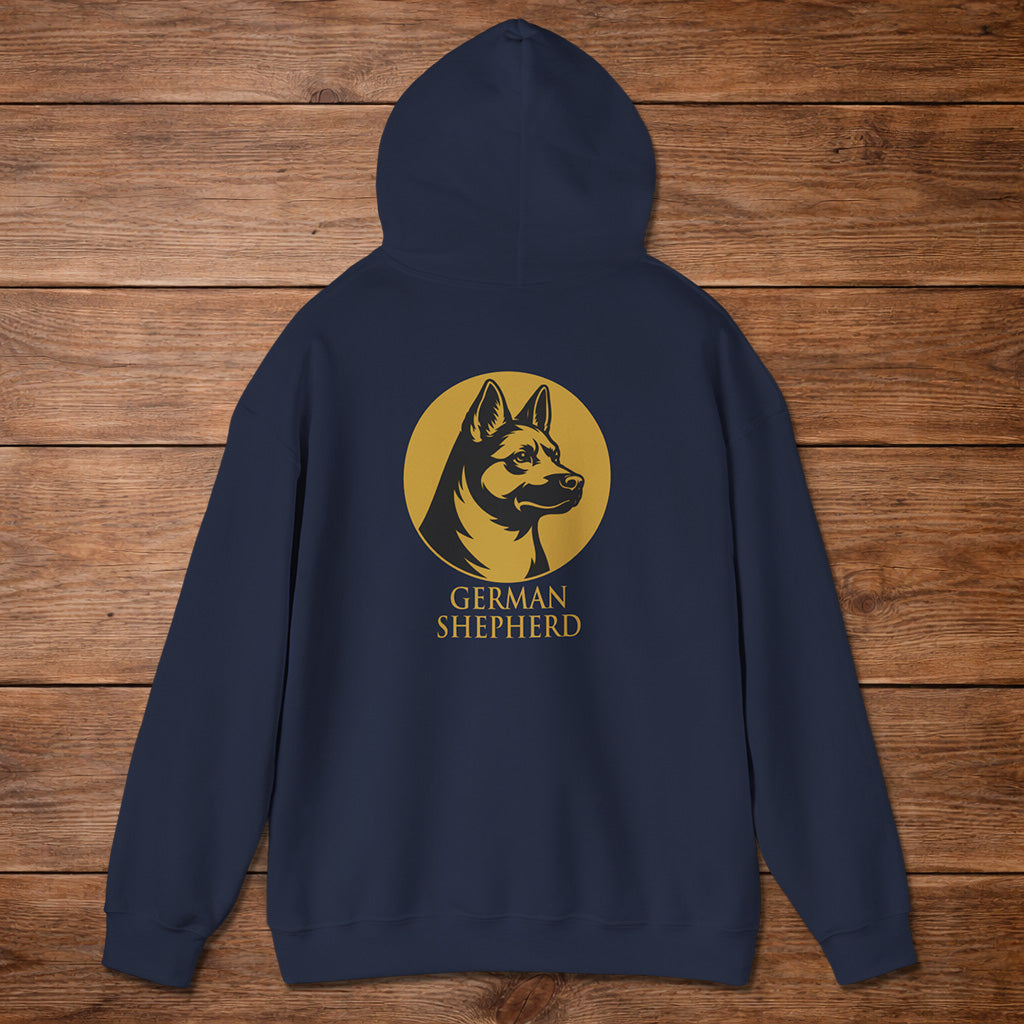German Shepherd Hoodie — Heritage Medallion