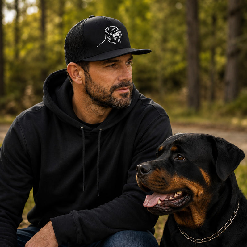 Rottweiler Cap — Embroidered Heritage Signature