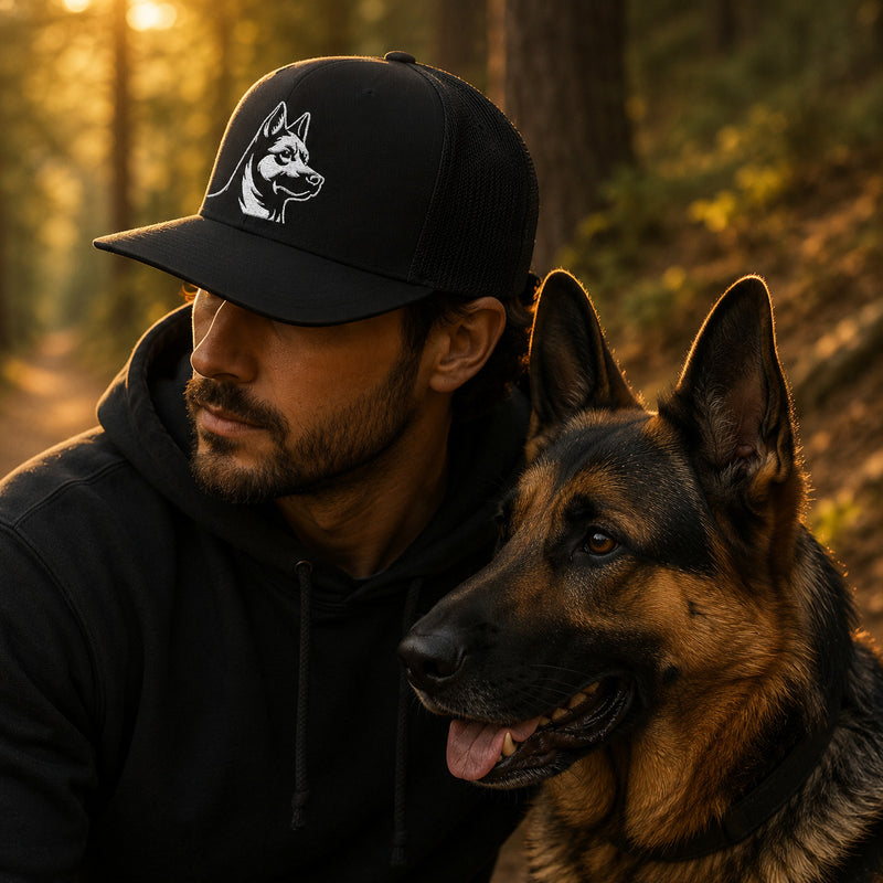 German Shepherd Cap — Embroidered Heritage Signature
