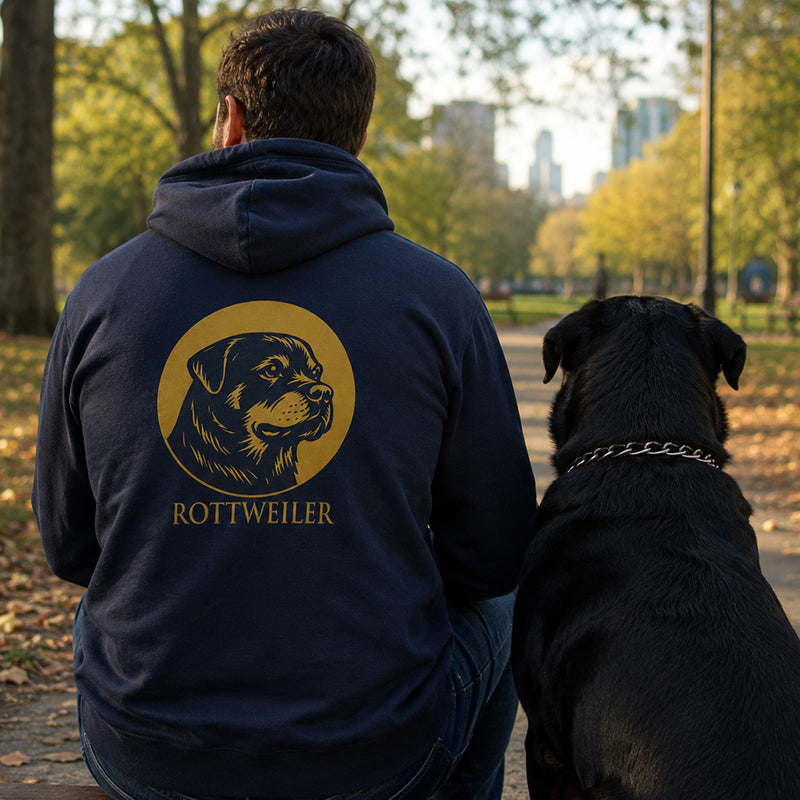 Rottweiler Hoodie — Heritage Medallion