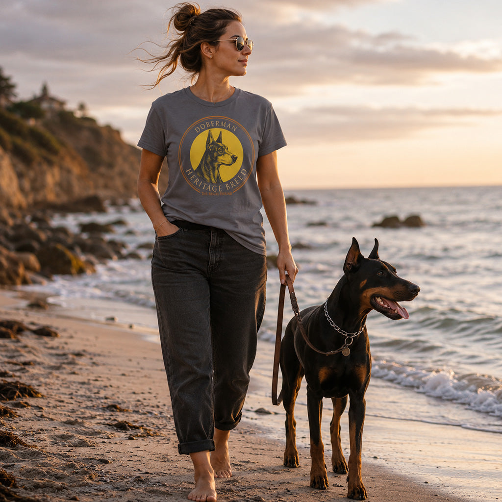 Doberman T-shirt — Heritage Badge Essential