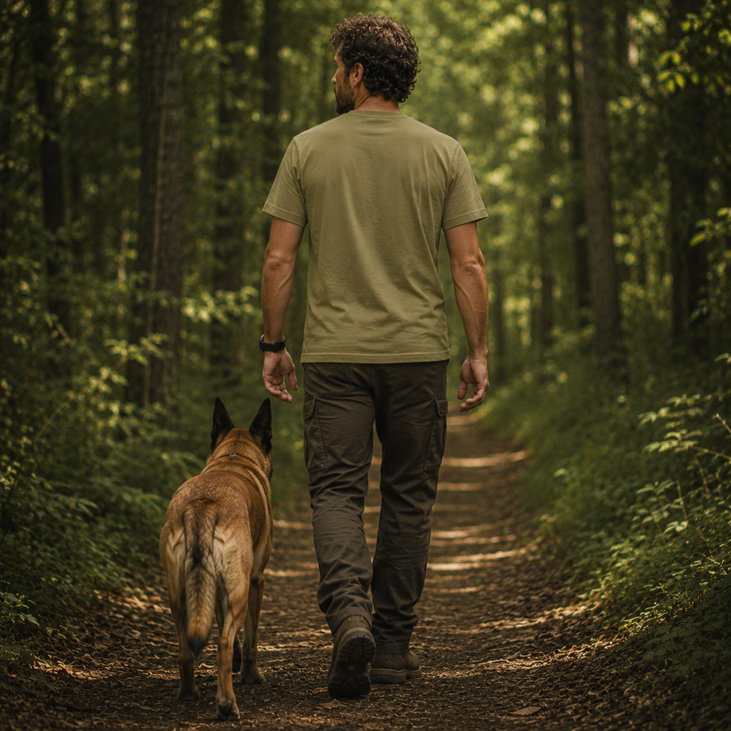 Belgian Malinois T-shirt - Heritage Badge Garment-Dyed