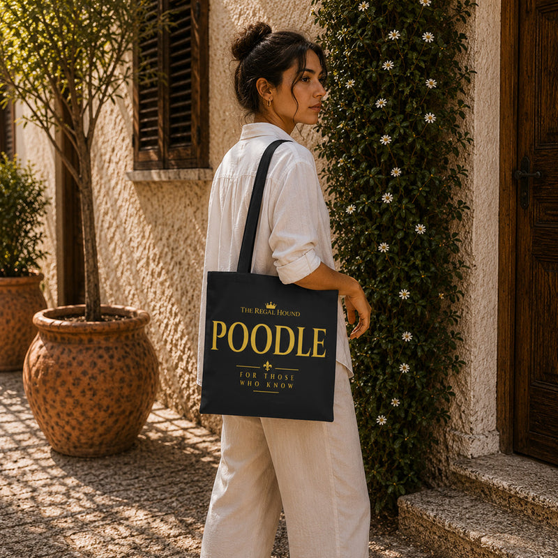 Poodle Tote Bag - Heritage Typography
