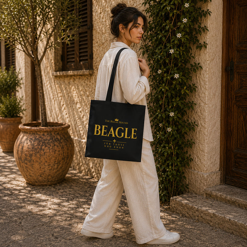 Beagle Tote Bag - Heritage Typography