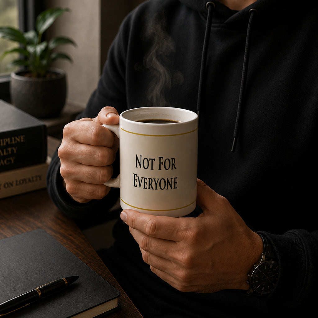 Not For Everyone Mug — Founder Edition