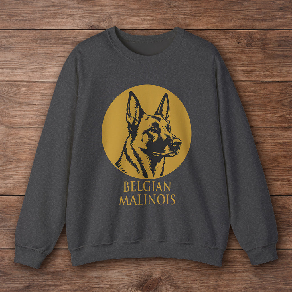 Belgian Malinois Crewneck - Heritage Medallion