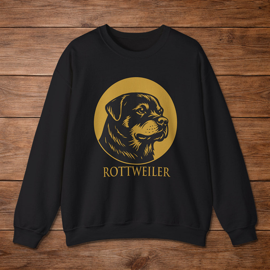 Rottweiler Crewneck — Heritage Medallion