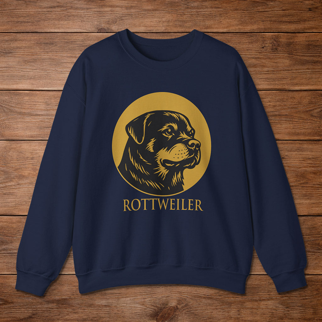 Rottweiler Crewneck — Heritage Medallion