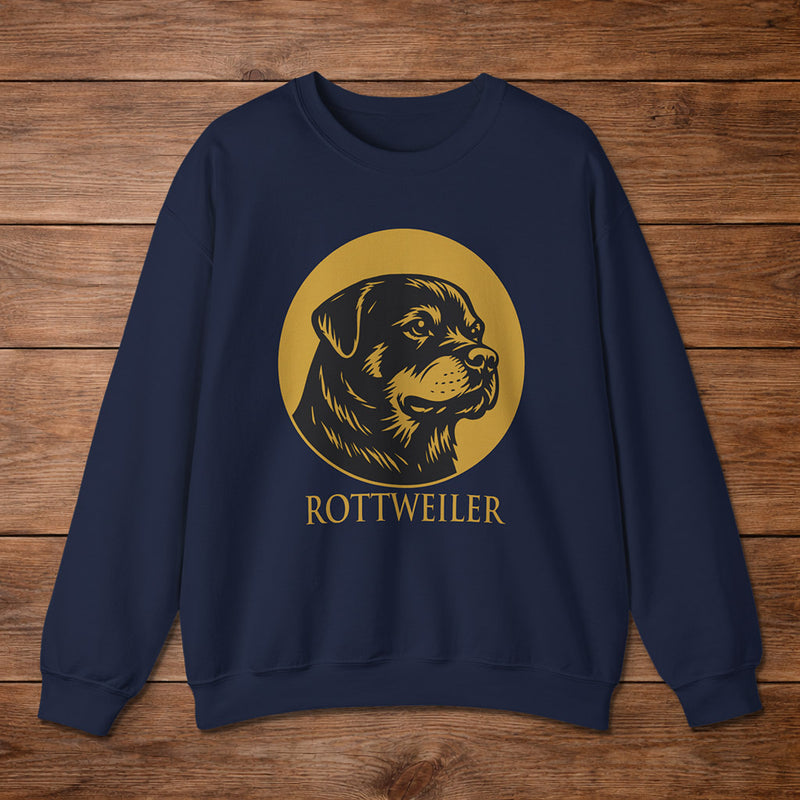 Rottweiler Crewneck — Heritage Medallion