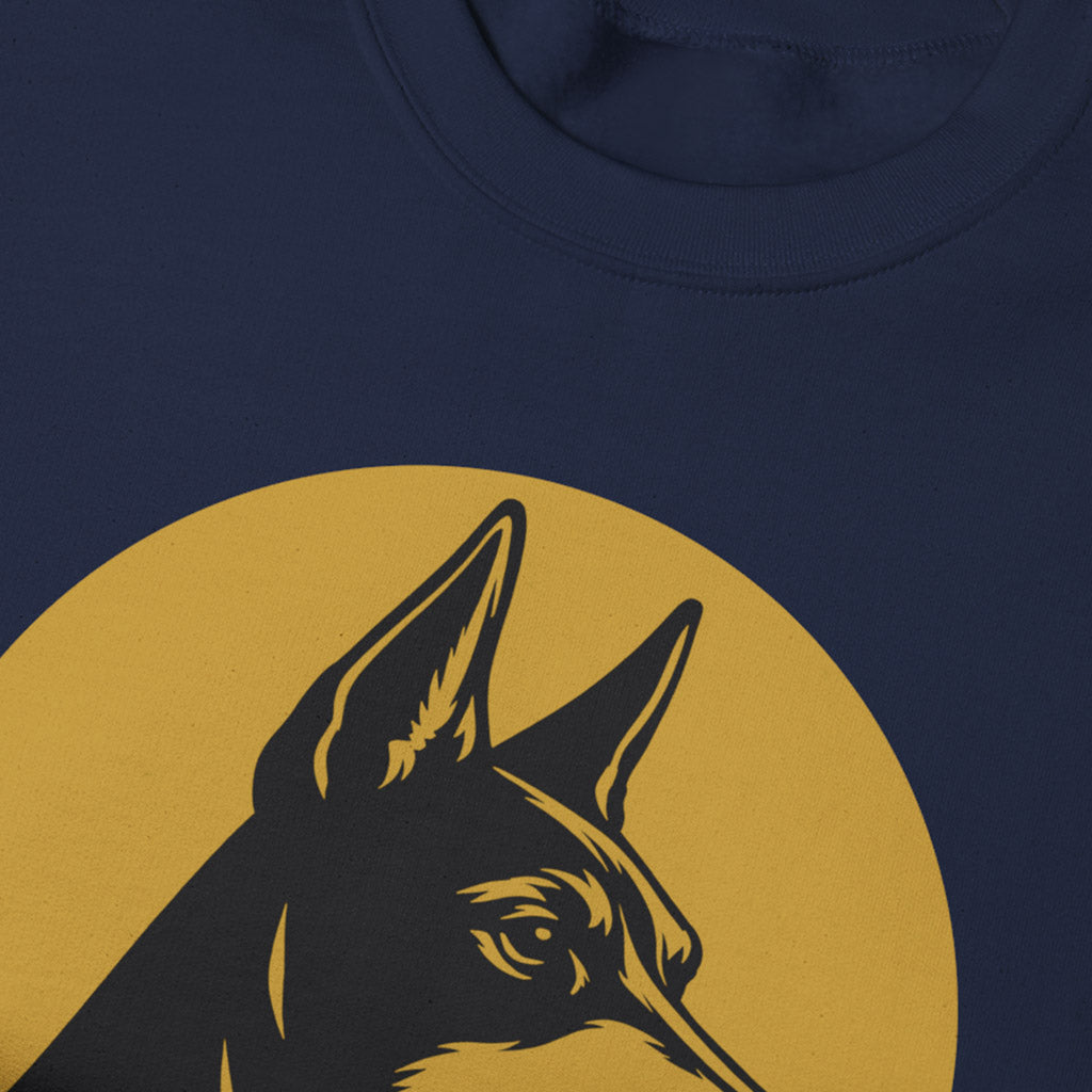 Doberman Crewneck — Heritage Medallion