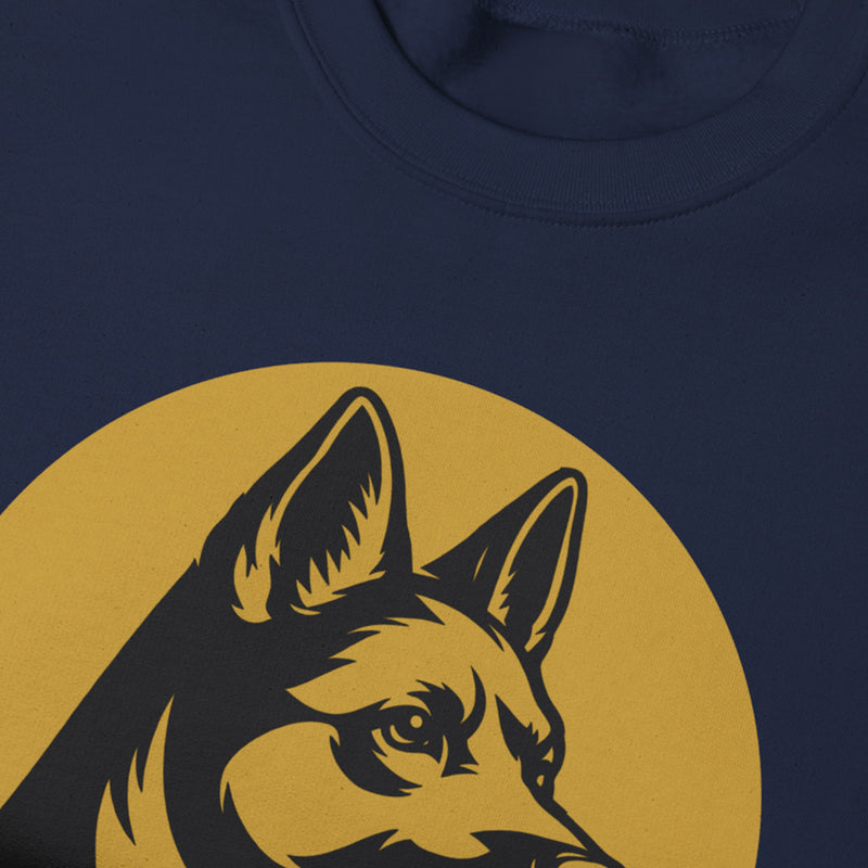 German Shepherd Crewneck — Heritage Medallion