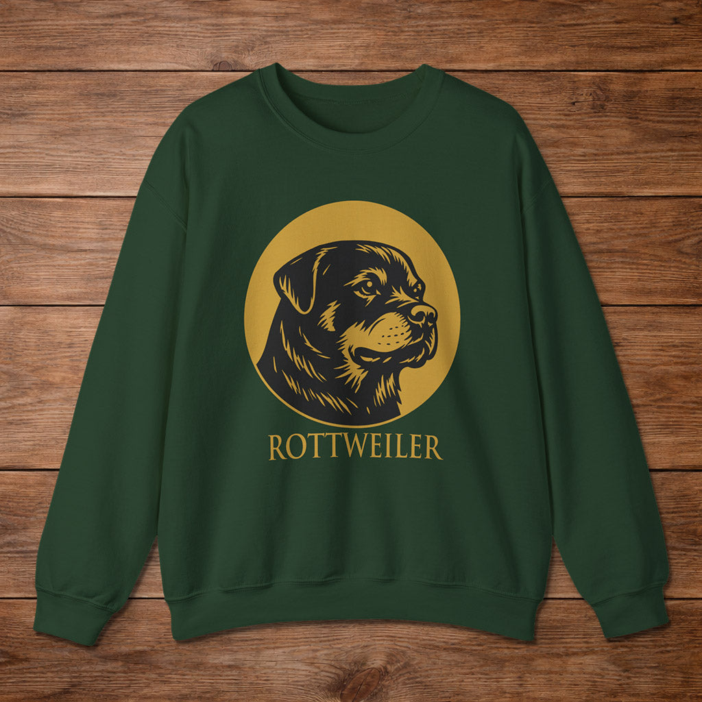 Rottweiler Crewneck — Heritage Medallion