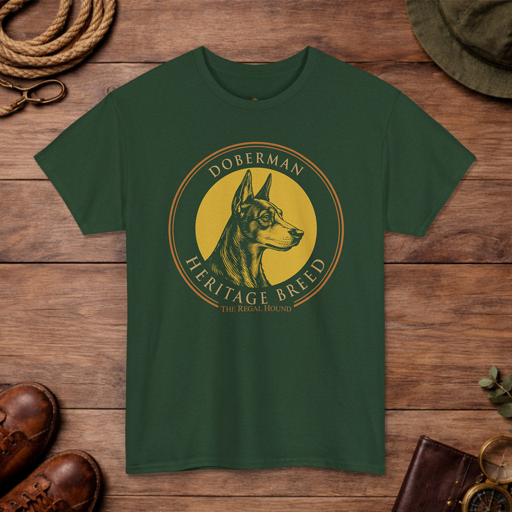 Doberman T-shirt — Heritage Badge Essential