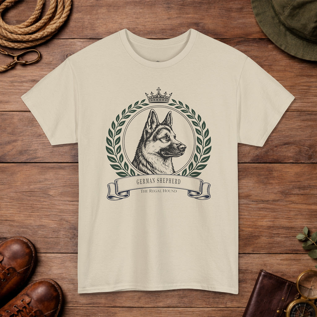 German Shepherd T-shirt — Heritage Crest Essential