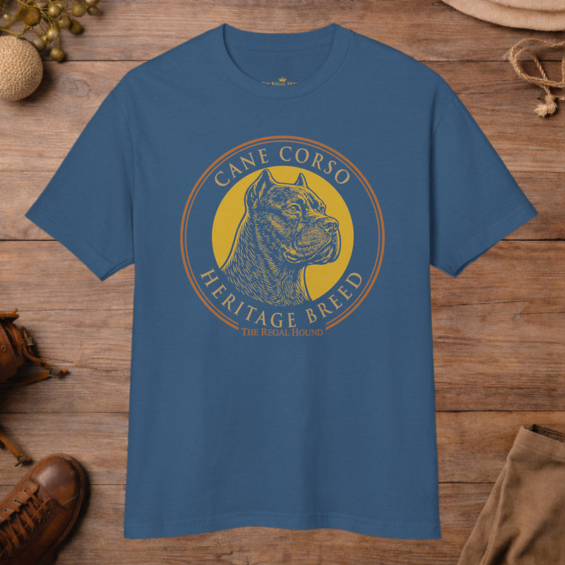 Cane Corso T-shirt — Heritage Badge Garment-Dyed