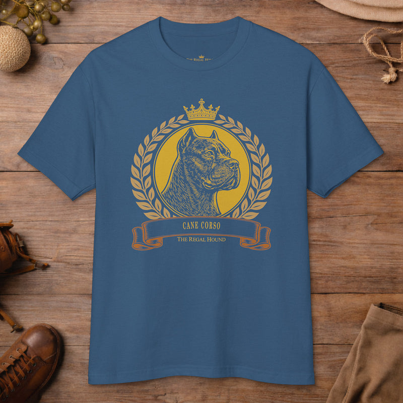Cane Corso T-shirt — Heritage Crest Garment-Dyed