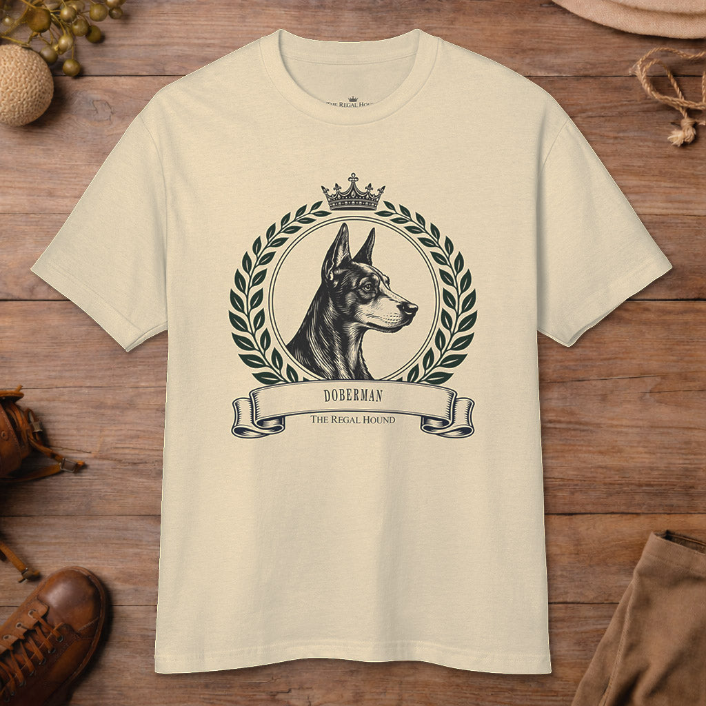 Doberman T-shirt — Heritage Crest Garment-Dyed
