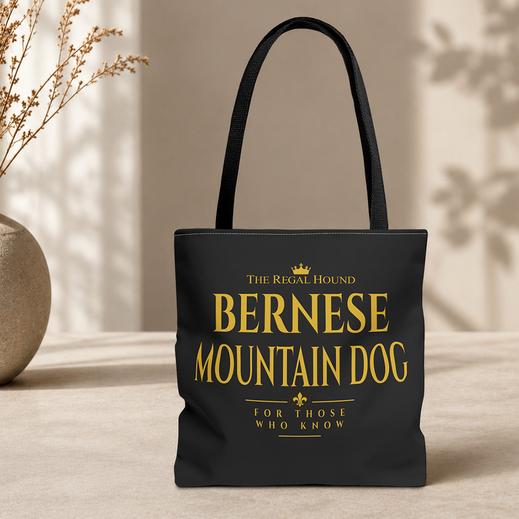 Bernese Mountain Dog Tote Bag - Heritage Typography
