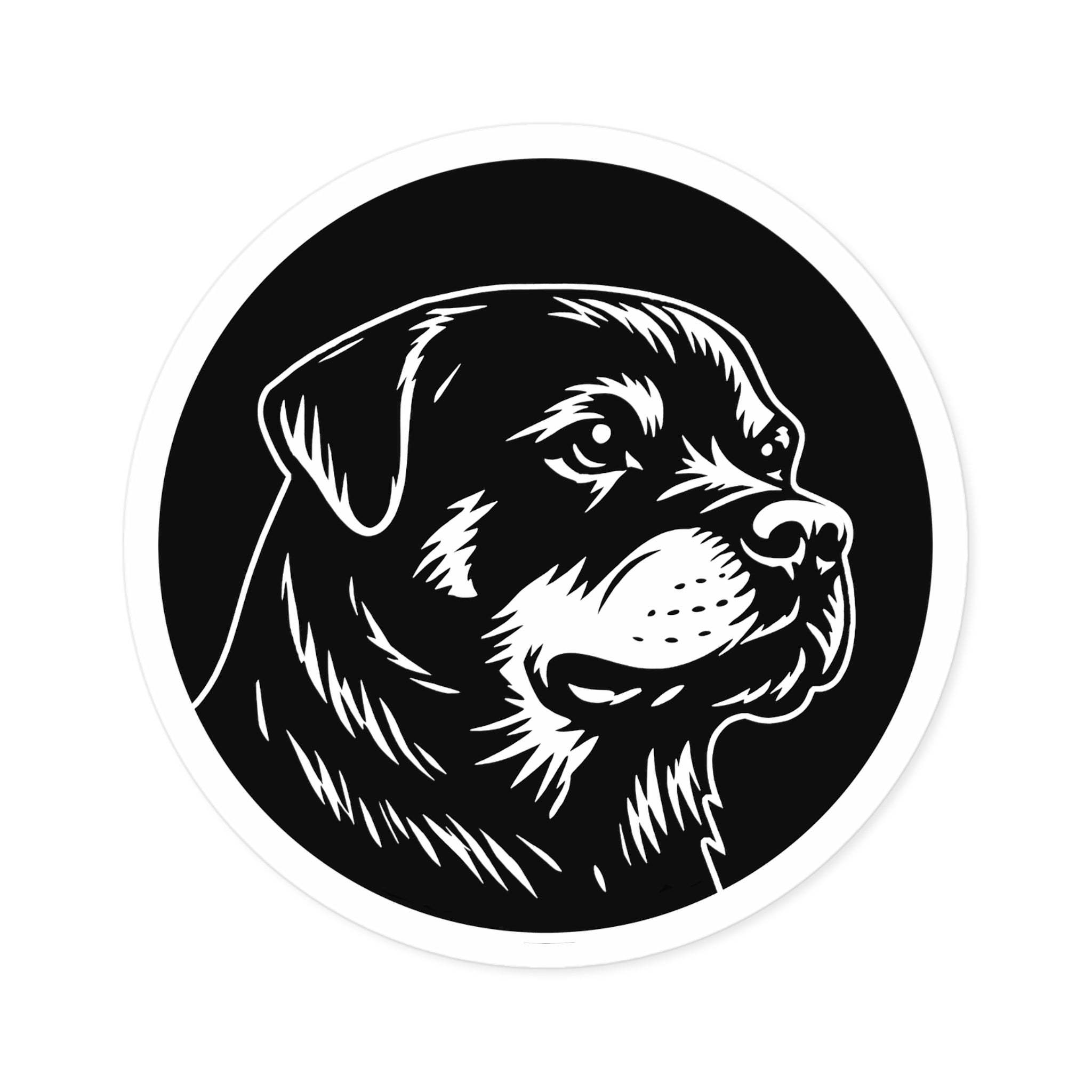 Rottweiler — Heritage Medallion 4" Decal