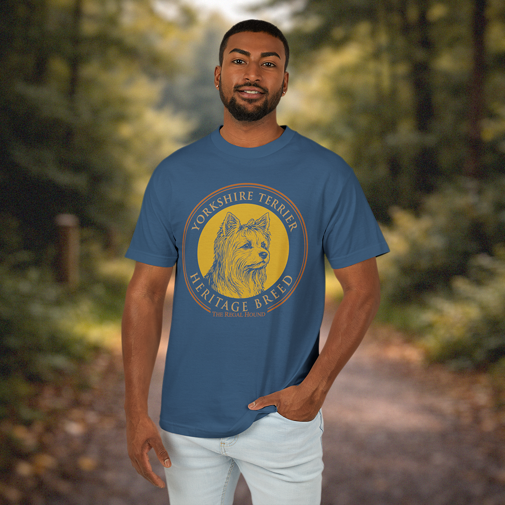 Yorkshire Terrier — Heritage Badge Garment-Dyed Tee