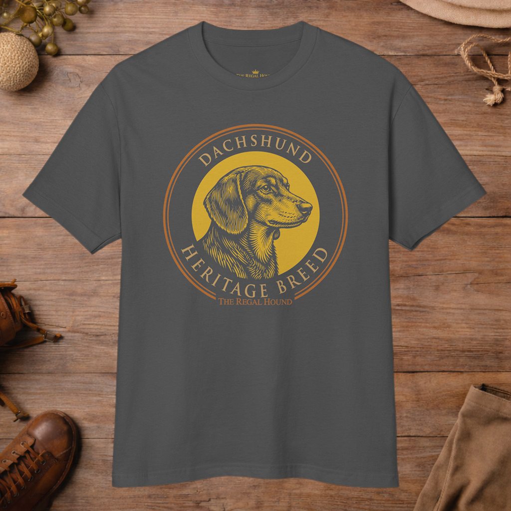 Dachshund — Heritage Badge Garment-Dyed Tee