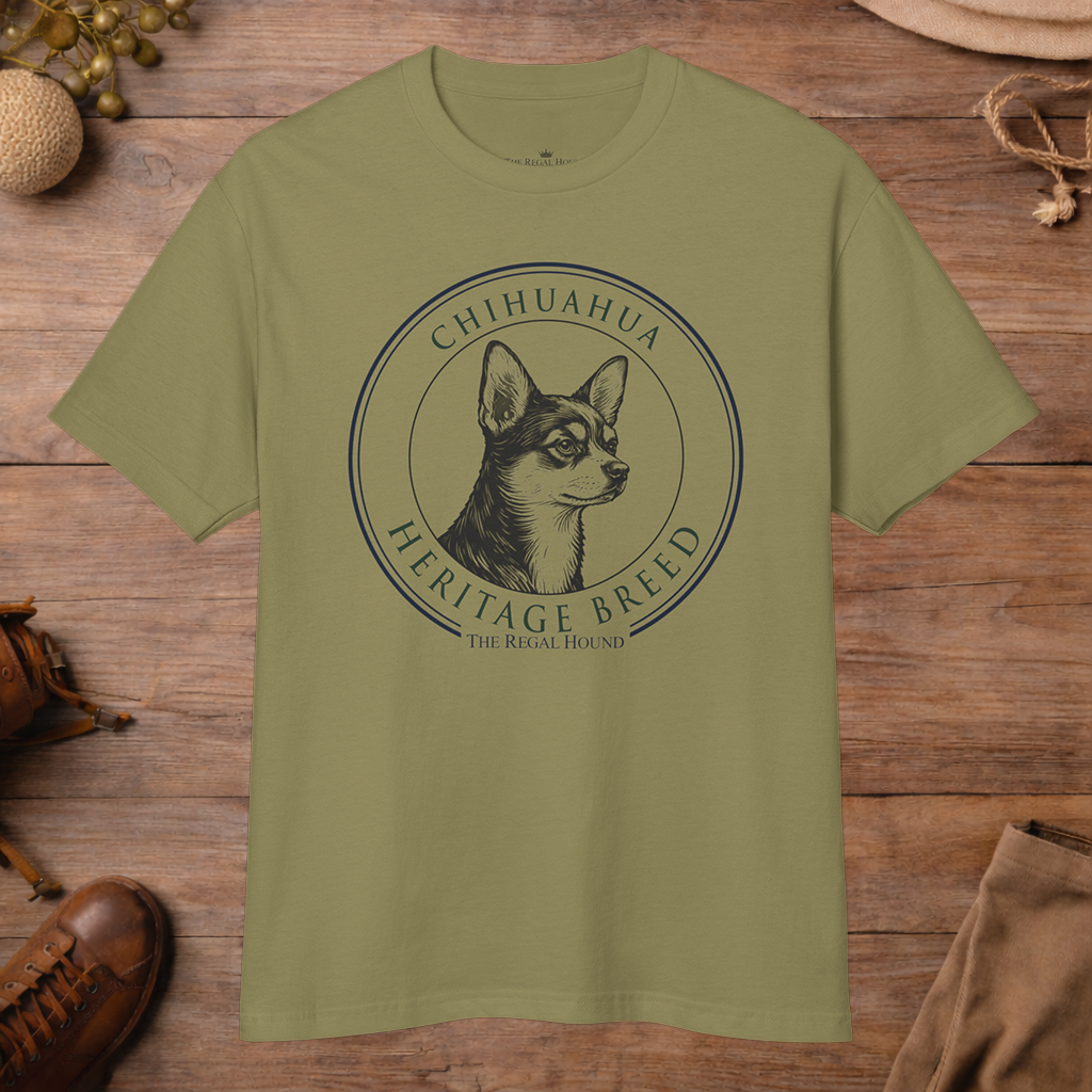 Chihuahua T-shirt — Heritage Badge Garment-Dyed