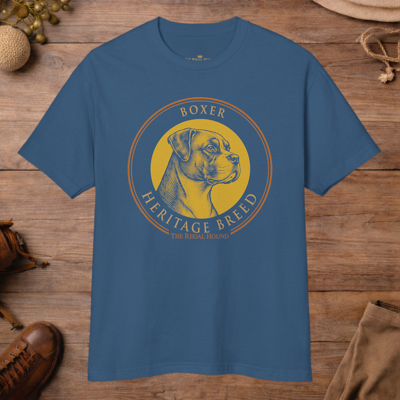 Boxer T-shirt — Heritage Badge Garment-Dyed