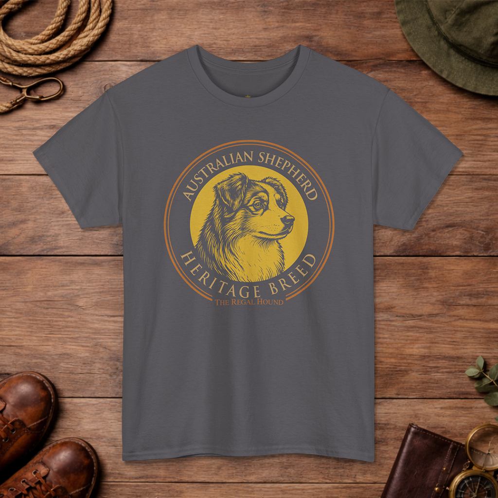 Australian Shepherd T-shirt — Heritage Badge Essential