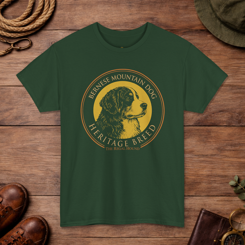 Bernese Mountain Dog T-shirt — Heritage Badge Essential