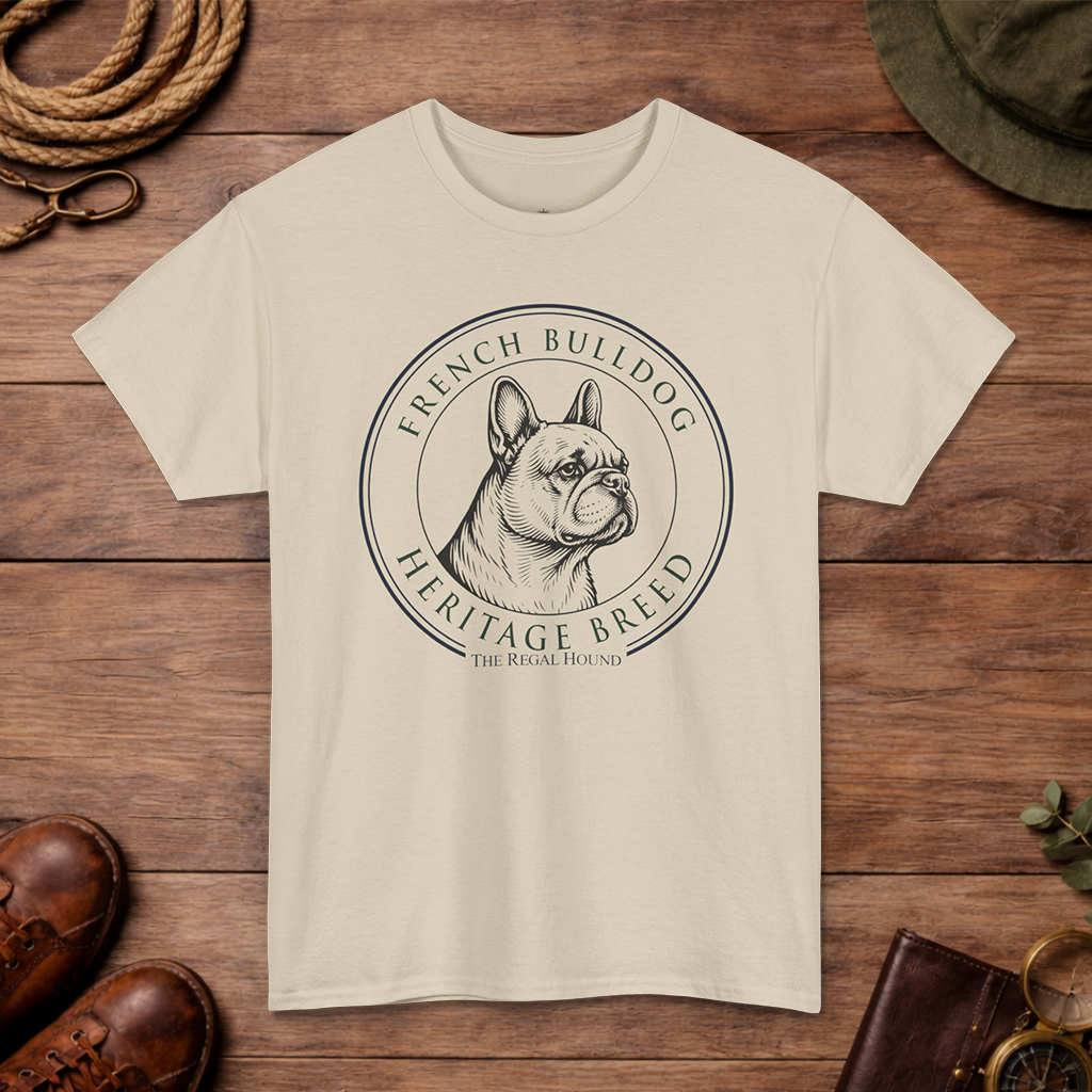 French Bulldog T-shirt — Heritage Badge Essential