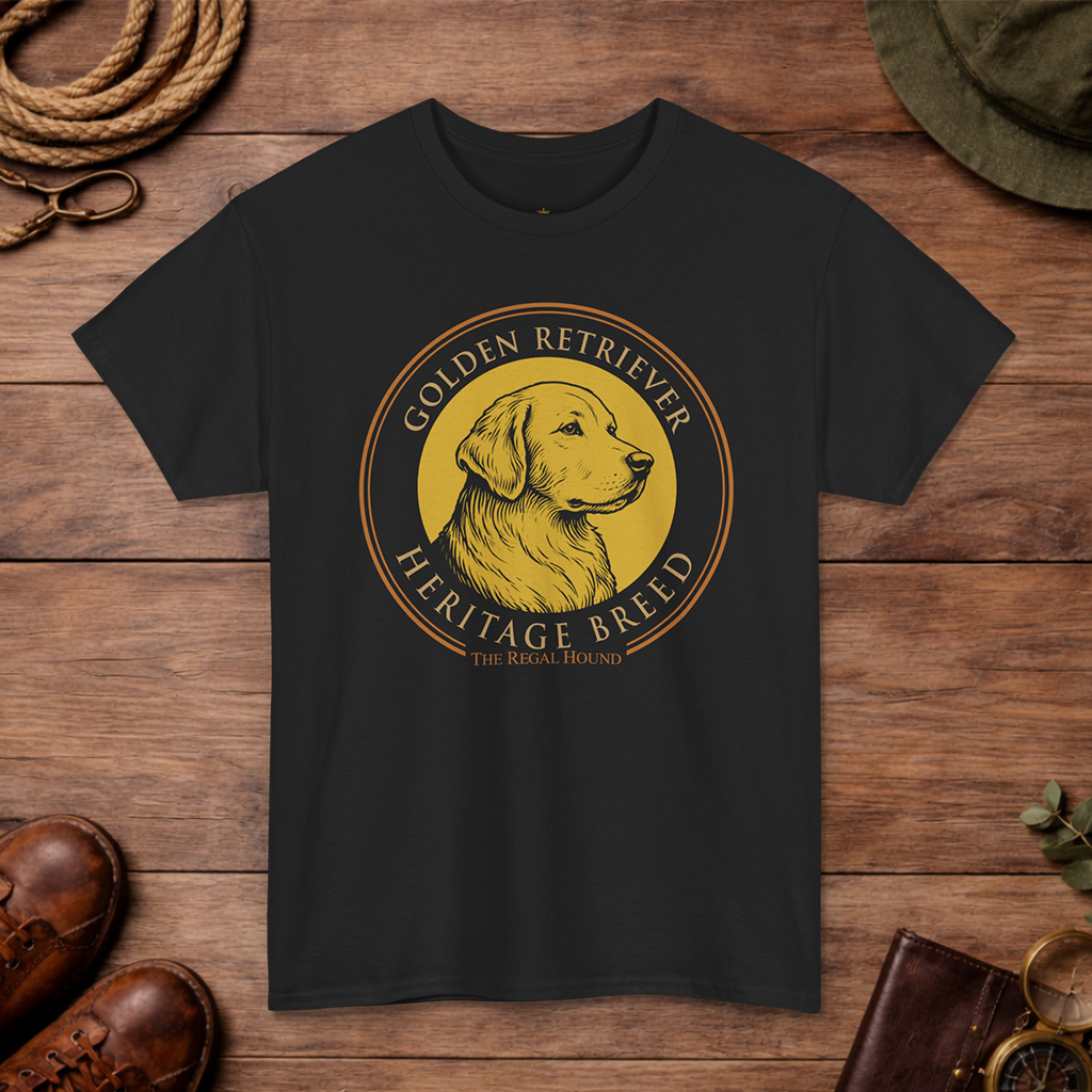 Golden Retriever T-shirt — Heritage Badge Essential