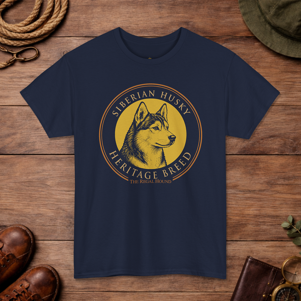 Siberian Husky — Heritage Badge Essential Tee