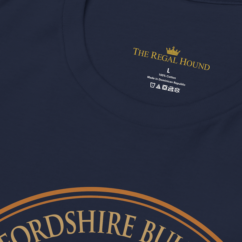 Staffordshire Bull Terrier T-shirt — Heritage Badge Essential