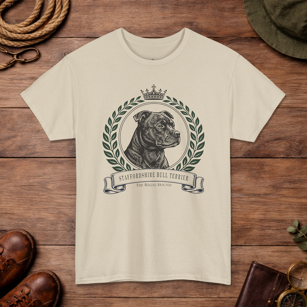 Staffordshire Bull Terrier — Heritage Crest Essential Tee
