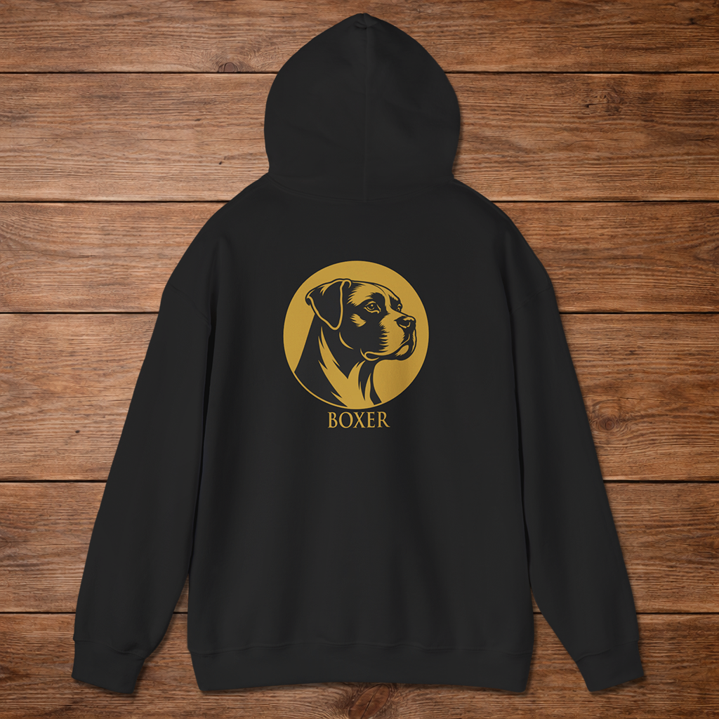 Boxer Hoodie — Heritage Medallion