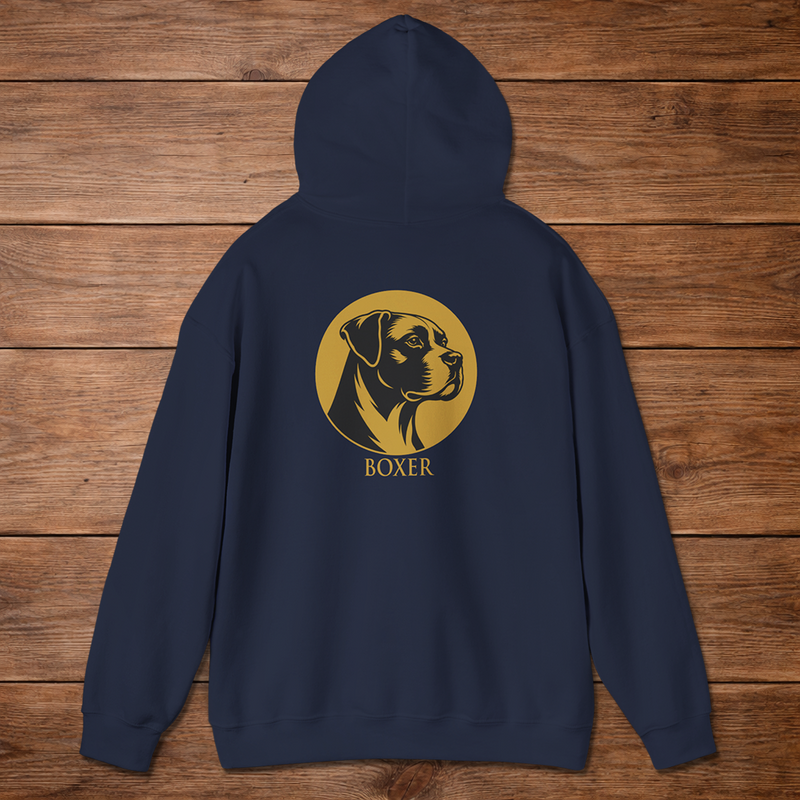 Boxer Hoodie — Heritage Medallion