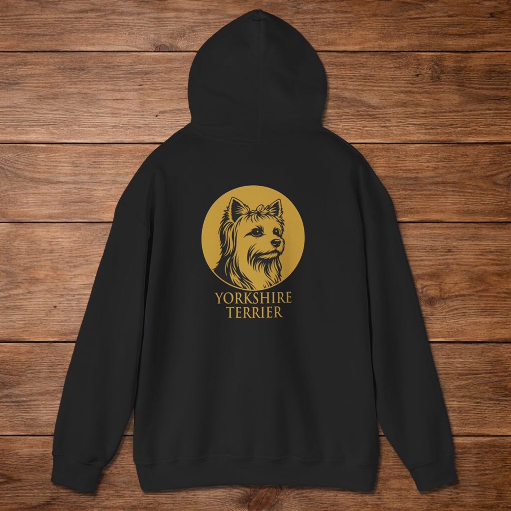 Yorkshire Terrier Hoodie — Heritage Medallion