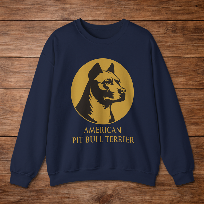 American Pit Bull Terrier Crewneck — Heritage Medallion