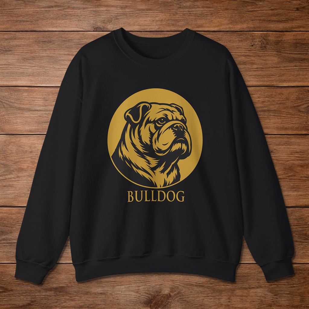 Bulldog — Heritage Medallion Crewneck