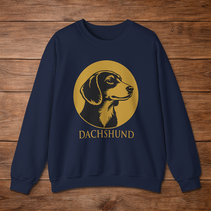 Dachshund Crewneck — Heritage Medallion