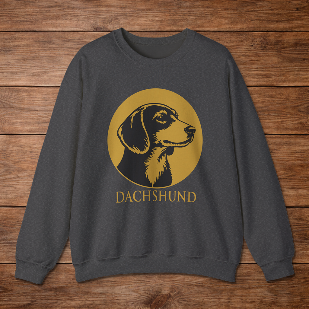 Dachshund Crewneck — Heritage Medallion