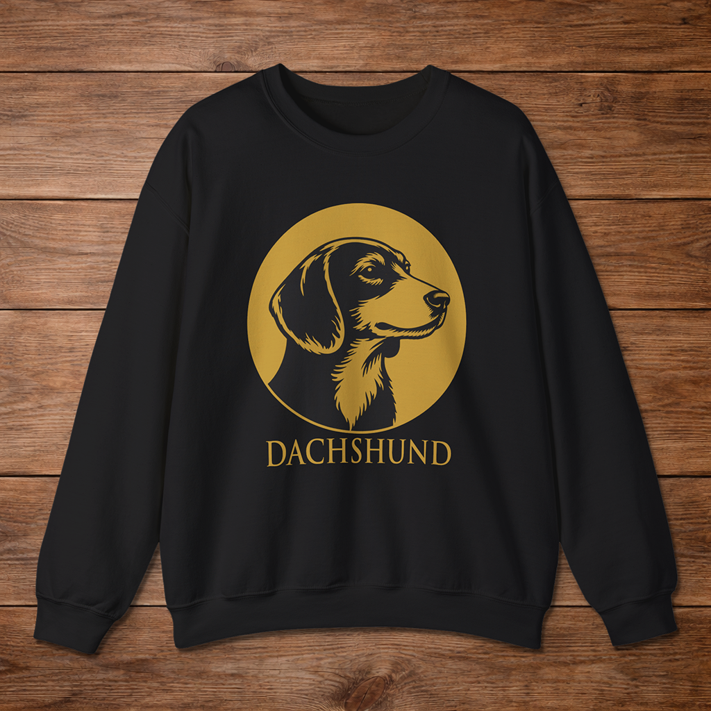 Dachshund Crewneck — Heritage Medallion