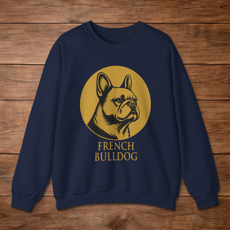 French Bulldog Crewneck — Heritage Medallion