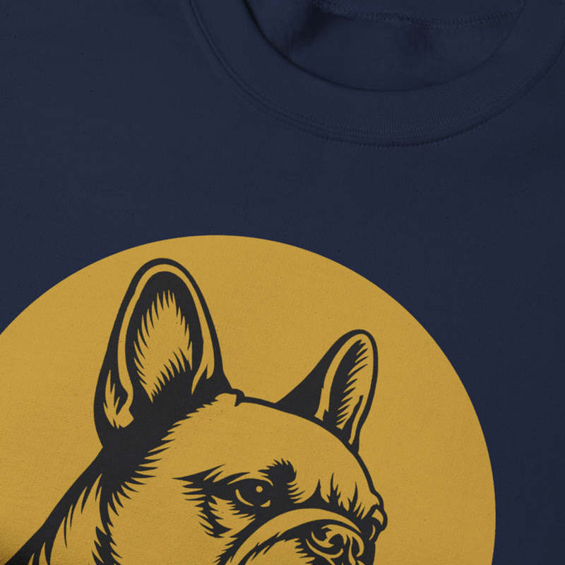 French Bulldog Crewneck — Heritage Medallion