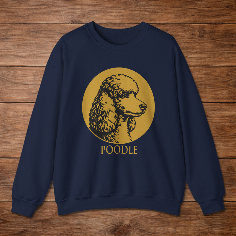 Poodle Crewneck — Heritage Medallion