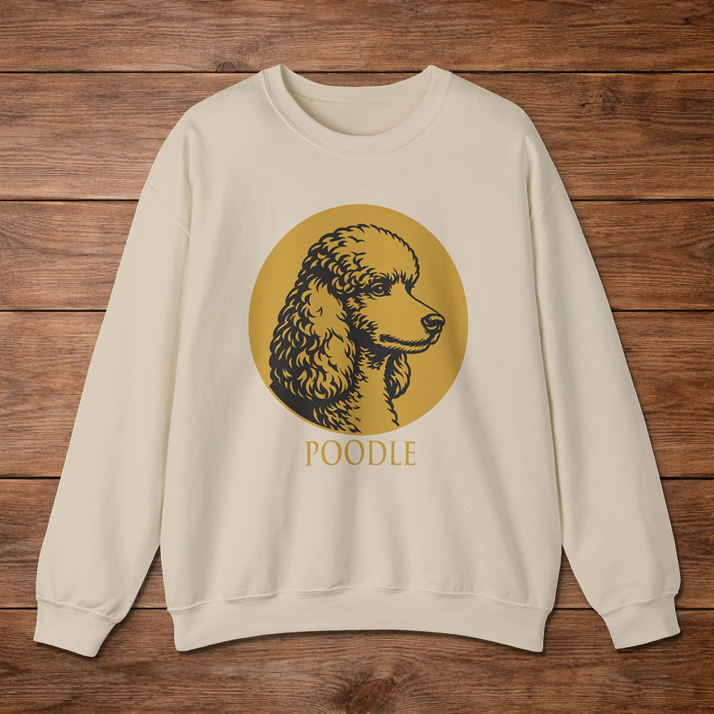 Poodle Crewneck — Heritage Medallion