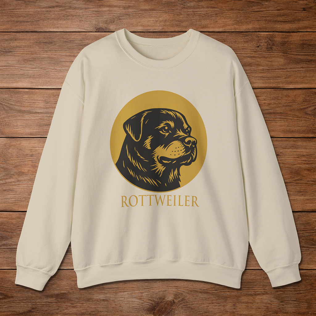 Rottweiler Crewneck — Heritage Medallion